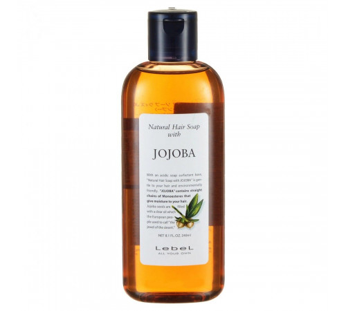 Lebel Шампунь натуральный увлажняющий / Natural Hair Soap Jojoba, 240 мл