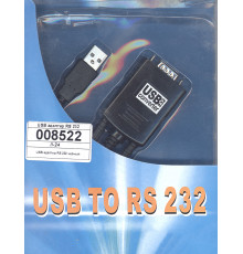 USB адаптер RS 232 черный