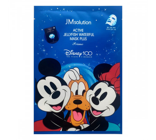 Jmsolution Ультратонкая тканевая маска для лица с экстрактом медузы / Disney100 Active Jellyfish Vital Mask Prime, 33 мл