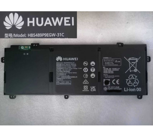 Аккумуляторная батарея для ноутбука Huawei MateBook 16 2024 (HB5489P9EGW-31C) 11.67V 6000mAh