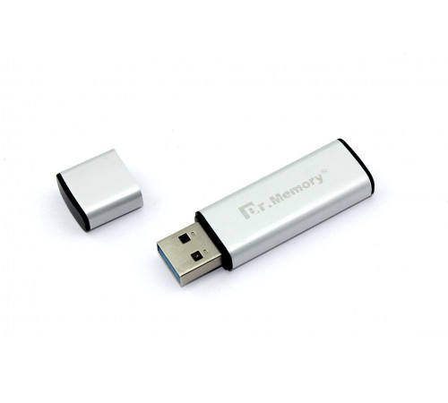 Флешка USB Dr. Memory 009 16Гб, USB 3.0, серебристый