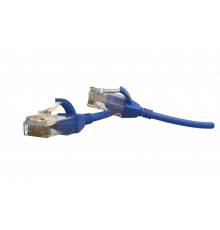 PC-LPT-UTP-RJ45-RJ45-C6-1M-LSZH-BL Патч-корд U/UTP, категория 6 (100% Fluke Component Tested), 28AWG, LSZH, 1 м, синий Hyperline