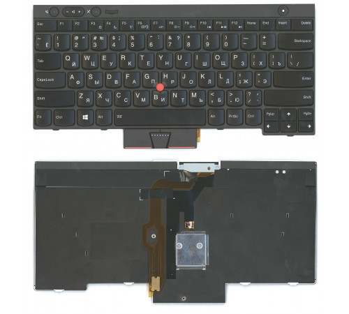 Клавиатура для ноутбука Lenovo ThinkPad T430 T430I X230 T530 L430 L530 черная с подсветкой