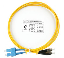 Cabeus FOP(d)-9-SC-FC-1,5m Шнур оптический duplex SC-FC 9/125 sm 1,5м LSZH