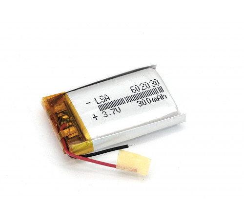 Аккумулятор Li-Pol (батарея) 6*20*30мм 2pin 3.7V/300mAh