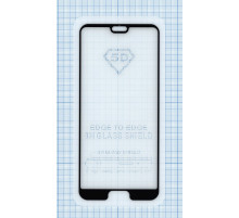 Защитное стекло Полное покрытие для Huawei P20 черное