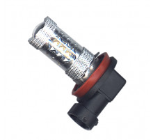 Светодиодная автолампа H11 - Cree 16Led + Линза white (1шт.) 80W