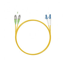Cabeus FOP(d)-9-FC/APC-LC/UPC-1m Шнур оптический duplex FC/APC-LC/UPC 9/125 sm 1м LSZH