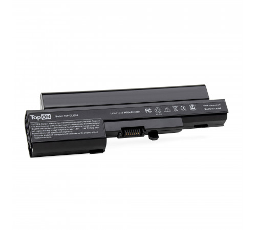 Аккумулятор для ноутбука Dell Vostro 1200, Compal JFT00 Series. 11.1V 4400mAh 49Wh. PN: RM628.