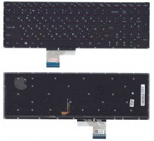 Клавиатура для ноутбука Lenovo IdeaPad Y50, Y50-70, Y50-80 черная, без рамки, с подсветкой