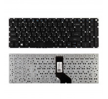 Клавиатура для ноутбука Acer Aspire E5-522, E5-573, E5-722 Series. Г-образный Enter. Черная, без рамки. PN: NK.I1513.006.