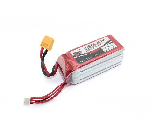 Аккумулятор Li-Pol 14.8V 2000mAh формат 903475 разъем XT60-Plug