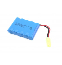 Аккумулятор Ni-Cd 6V 1400 mAh AA Flatpck разъем Tamiya