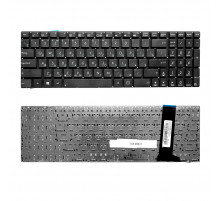 Клавиатура для ноутбука Asus G56, N56, N76 Series. Плоский Enter. Черная, без рамки. PN: 9Z.N8BBQ.G0R.