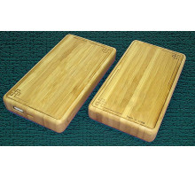 Powerbank OJD-N1 в Деревянном корпусе со встроенной функцией беспроводной QI зарядки 8000mAh 5V 1.5A