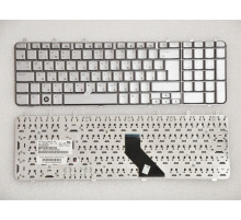 Клавиатура для ноутбука HP Pavilion DV7-1000 серебряная