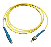 Патч-корд оптический TopLan, симплексный, FC/UPC-LC/UPC, SM 9/125, 0,3 м, LSZH