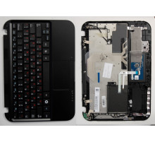 Клавиатура для ноутбука Samsung N315 черная, верхняя панель в сборе