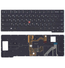 Клавиатура для ноутбука Lenovo ThinkPad X1 carbon Gen 2 2014 черная с подсветкой