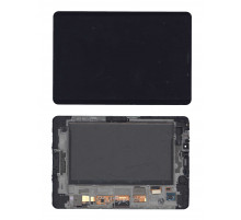 Модуль (матрица + тачскрин) для Samsung Galaxy Tab 7.7 P6800 черный с рамкой