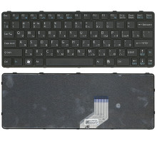 Клавиатура для ноутбука Sony Vaio SVE11 черная, с рамкой