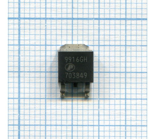 Микросхема N-MOSFET AP9916GH TO-252