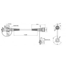 PC-IE-LPM-STP-RJ45-RJ45-C5e-3M-BK Промышленный патч-корд F/UTP, экранированный, IP67, категория 5e, с защитными крышками, 3 м, черный Hyperline