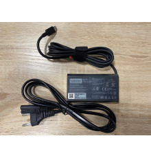 Блок питания Lenovo Type-C, 65W (5V,9V,15V/3A, 20V/3.25A) с сетевым кабелем, ORG (New type)