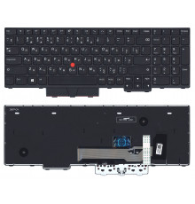 Клавиатура для ноутбука Lenovo Thinkpad L15 L15g черная