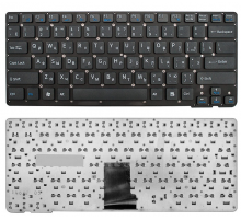 Клавиатура для ноутбука Sony Vaio VPC-CA, VPC-SA черная, без рамки