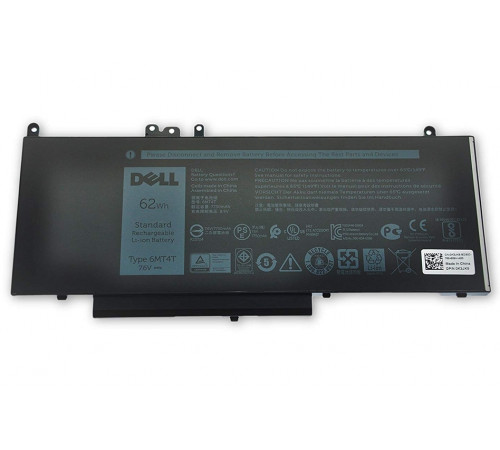 Аккумулятор для Dell (6MT4T) Latitude E5470, E5550, E5570, E5270, E3550, E5250, E5450, 62wh, 7750mAh, 7.6V