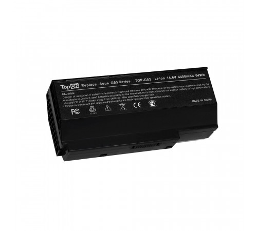 Аккумулятор для ноутбука Asus G53, G73, VX7 Series. 14.6V 4400mAh 64Wh. PN: A42-G73, 90-NY81B1000Y.