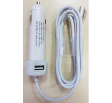 Автомобильная зарядка для Apple MagSafe, 60W для A1181, A1278, A1342 (16.5V, 3.65A)