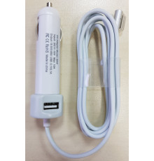 Автомобильная зарядка для Apple MagSafe, 60W для A1181, A1278, A1342 (16.5V, 3.65A)