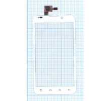 Сенсорное стекло (тачскрин) для Alcatel OT-995 белое