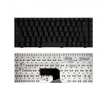 Клавиатура для ноутбука Asus W5, W7, W5000 Series. Г-образный Enter. Черная, без рамки. PN: K022462Q1.