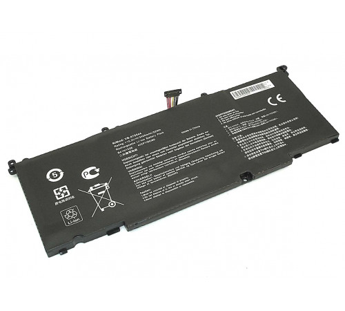 Аккумуляторная батарея для ноутбука Asus S5V (B41N1526-4S1P) 15.2V 3400mAh OEM черная