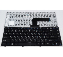 Клавиатура для ноутбука DNS 0150931, Pegatron B14Y, Clevo W740, W840 Series черная, без рамки, плоский Enter