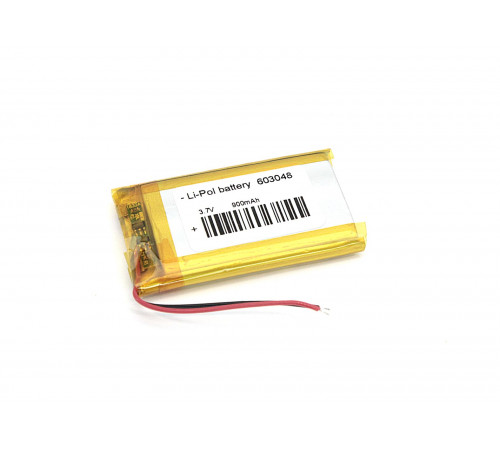 Аккумулятор Li-Pol (батарея) 6*30*48мм 2pin 3.7V/900mAh