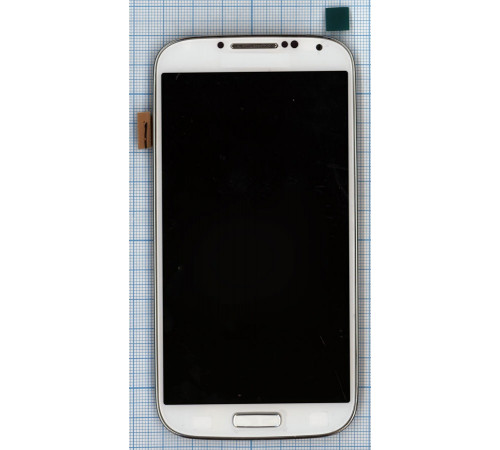 Дисплей для Samsung Galaxy S4 GT-I9500 белый с рамкой