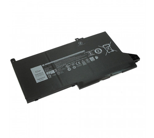 Аккумуляторная батарея для ноутбука Dell Latitude 12 7280 7480 (DJ1J0) 11,4V 42Wh