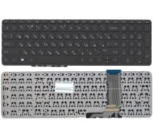Клавиатура для ноутбука HP ENVY 15-j000, 17-j000 черная, рамка черная