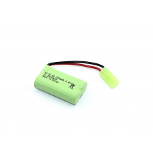 Аккумулятор Ni-Cd  2.4V 1800mah AA Flatpack разъем Tamiya plug