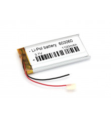 Аккумулятор Li-Pol (батарея) 6*30*60мм 2pin 3.7V/1100mAh