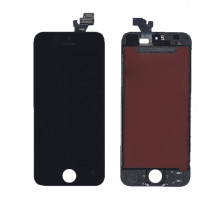 Дисплей (модуль) для iPhone 5 в сборе с тачскрином (AAA) черный