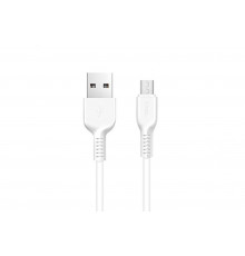 Кабель USB HOCO X20 Flash для Micro USB 2А, 1м, белый