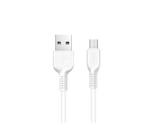 Кабель USB HOCO X20 Flash для Micro USB 2А, 1м, белый