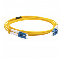 Патч-корд оптический LANMASTER, LSZH, дуплексный, LC/UPC-LC/UPC, SM OS2, 2 мм, 2.0 м LAN-2LC-2LC/SU/SL-2.0