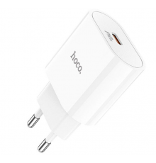 Блок питания (сетевой адаптер) HOCO C94A Metro USB-C, 20W, белый