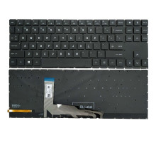 Клавиатура для ноутбука HP Omen 15-en, 15t-en, 15-ek, 15t-ek черная, с подсветкой